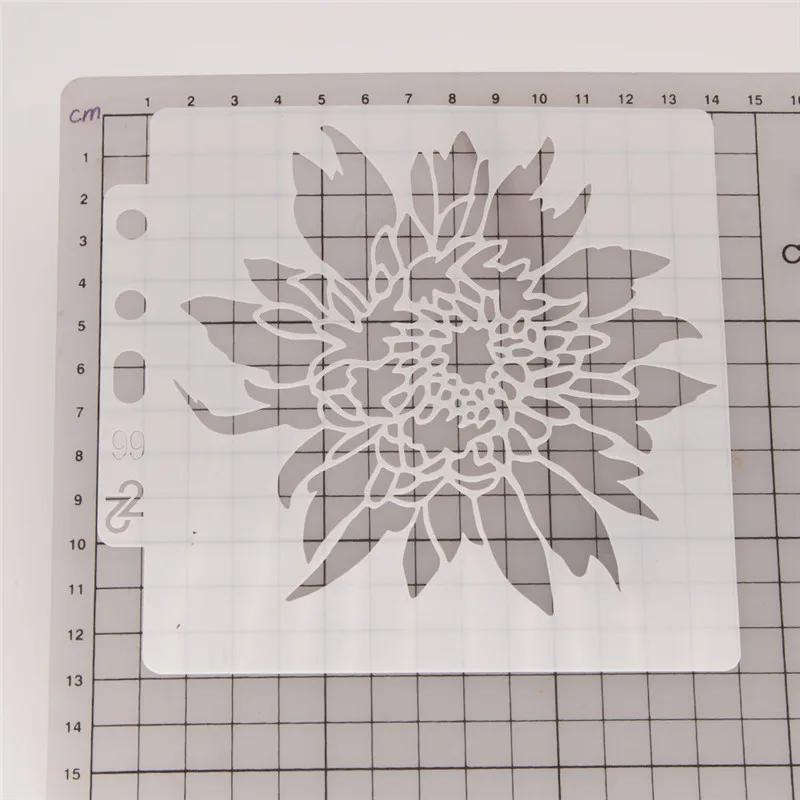 Květinová dutá šablona na dort Kávová stříkací šablona Růžové cukrové síto Pečicí forma pro svatební dort Šablona okrajových dekorací