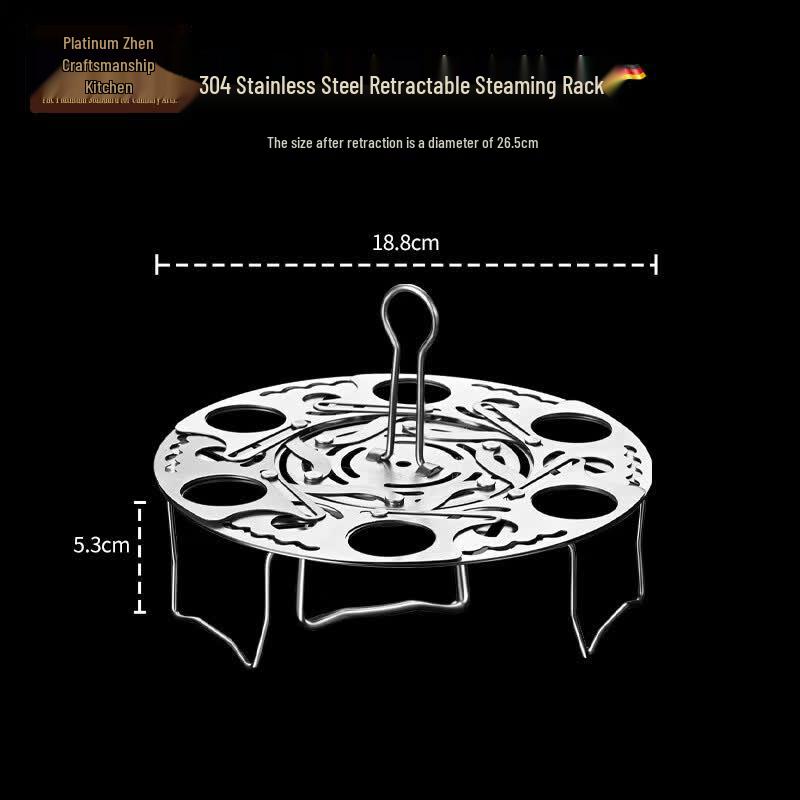 Bozhen Ret retractable 304 Stainless Steel Steamer Rack
