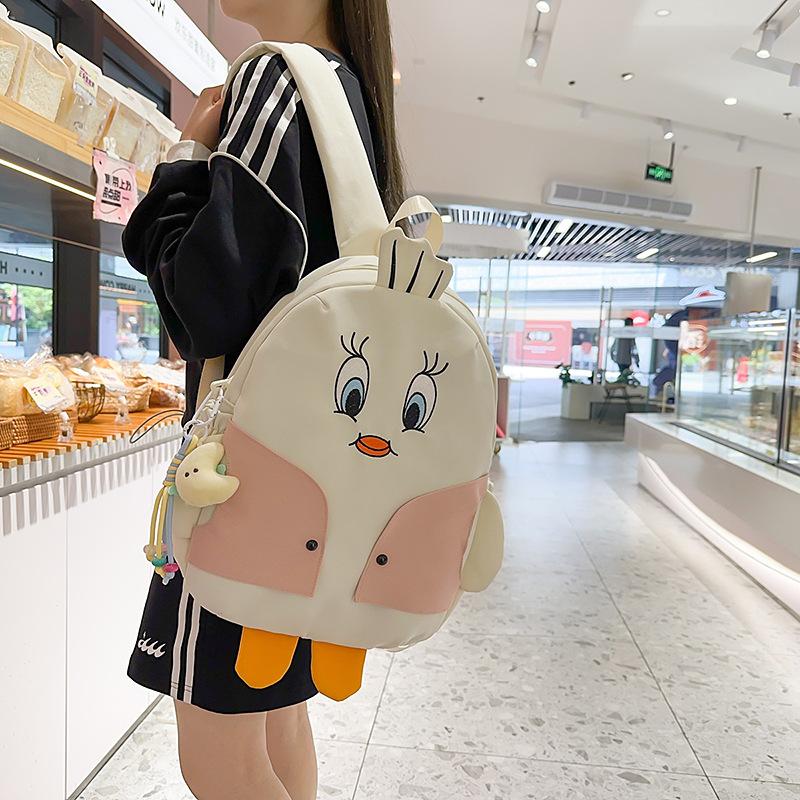 Sweet wind soft girl college wind ins cartoon backpack women's summer new fashion student backpack