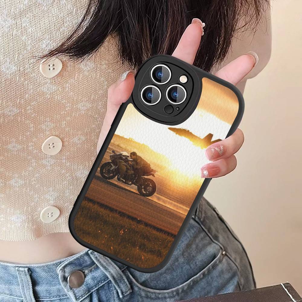 Action Film T-Top G-Gun Phone Case For IPhone 16 15 14 13 12 11 Pro Max Plus Leather Cover