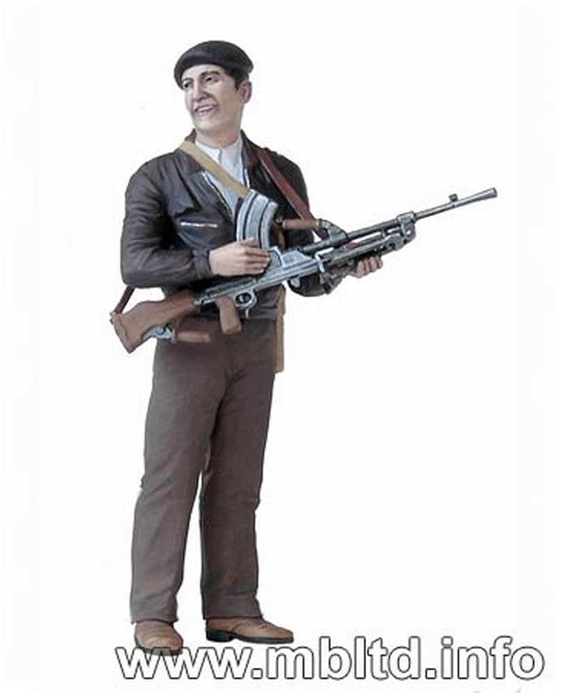 Master Box 1/35 Scale Plastic Model Kit: French Resistance and German Officer Prisoners of War, 1944, Set of 5 (MB35051)