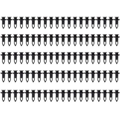 100 stücke Auto Fastener Clip Auto Stoßstange Hintere Abdeckung FenderLiner Push-Typ Retainer Pin Niet Auto Ersatz Zubehör