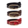 Fashionable Retro Belt For Women, 2025 New Design Sense, Minority Red Belt With Jeans Belt