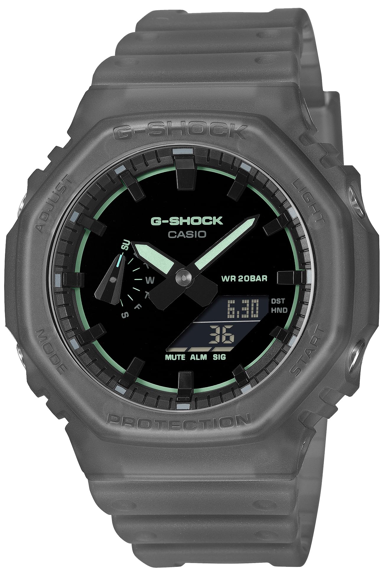 Мужские часы Casio Gray G-Shock GA-2100K-1AJF,