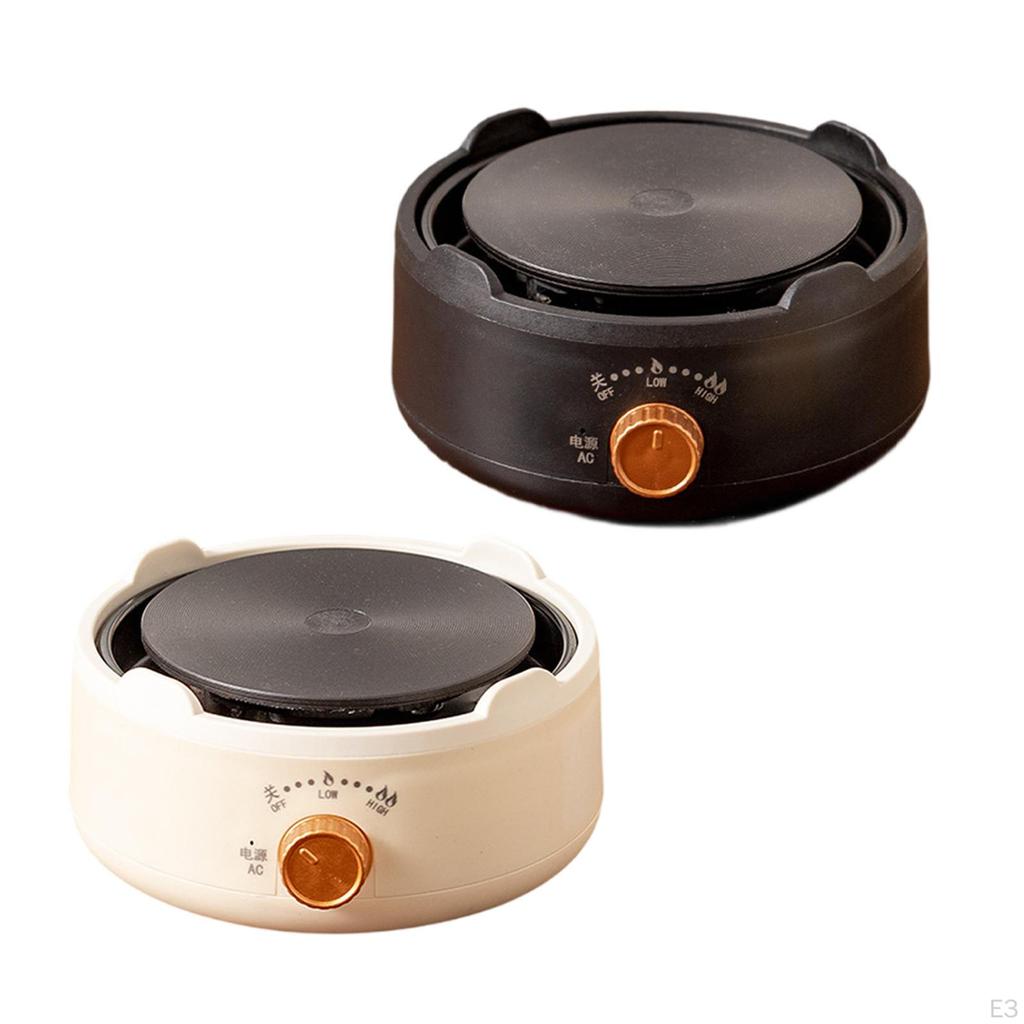 Elektrische Herdplatte Miniplatte Kaffeewärmer Kochfeld für Küche Innen Außen