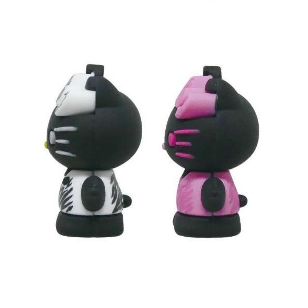 Firma K Hello Kitty Wzór Zebra PVC Para Breloków KT-PK-ZE Zestaw 2 Urocze Breloki z Postaciami Zawieszki do Toreb
