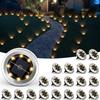 Lawn Lights 8LED Solar Outdoor Garden Waterproof Decorative For Path Park Way Yard Floor Under Ground Spot Lamp Highlight
