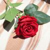 10pcs Simulation Flowers Velvet Pearl Roses Chinese Valentine's Day Gift Fake Flower Artificial Red Rose Wedding Decoration