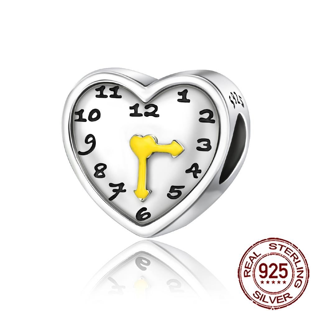 New Charms Copper Sparkling Mum Mother Family Love Heart Beads Fit Original Bracelet Necklace Diy Jewelry