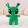 Big Green Eyed Alien Plush Toy Boys Girls Sleep Companion Birthday Doll Present