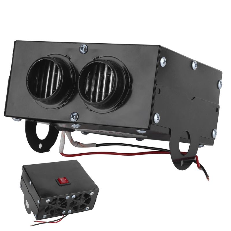 12V 400W-600W Heater 2 Hole Winter Rapid Heating Windscreen Frost Removing Low Noise 12V Car Heater Car Defogger Car Defroster