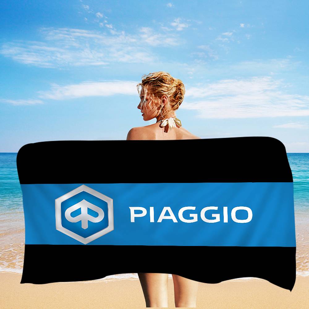P-Piaggio Logo Bath Towel Microfiber Soft Water Absorbing Breathable For Girl Kids Decorative Cartoon Beach Towel