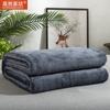 Solid-color Flannel Modern Throw Blanket Summer Air-conditioned Room Office Nap Single-layer Double-sided Fleece Four-season