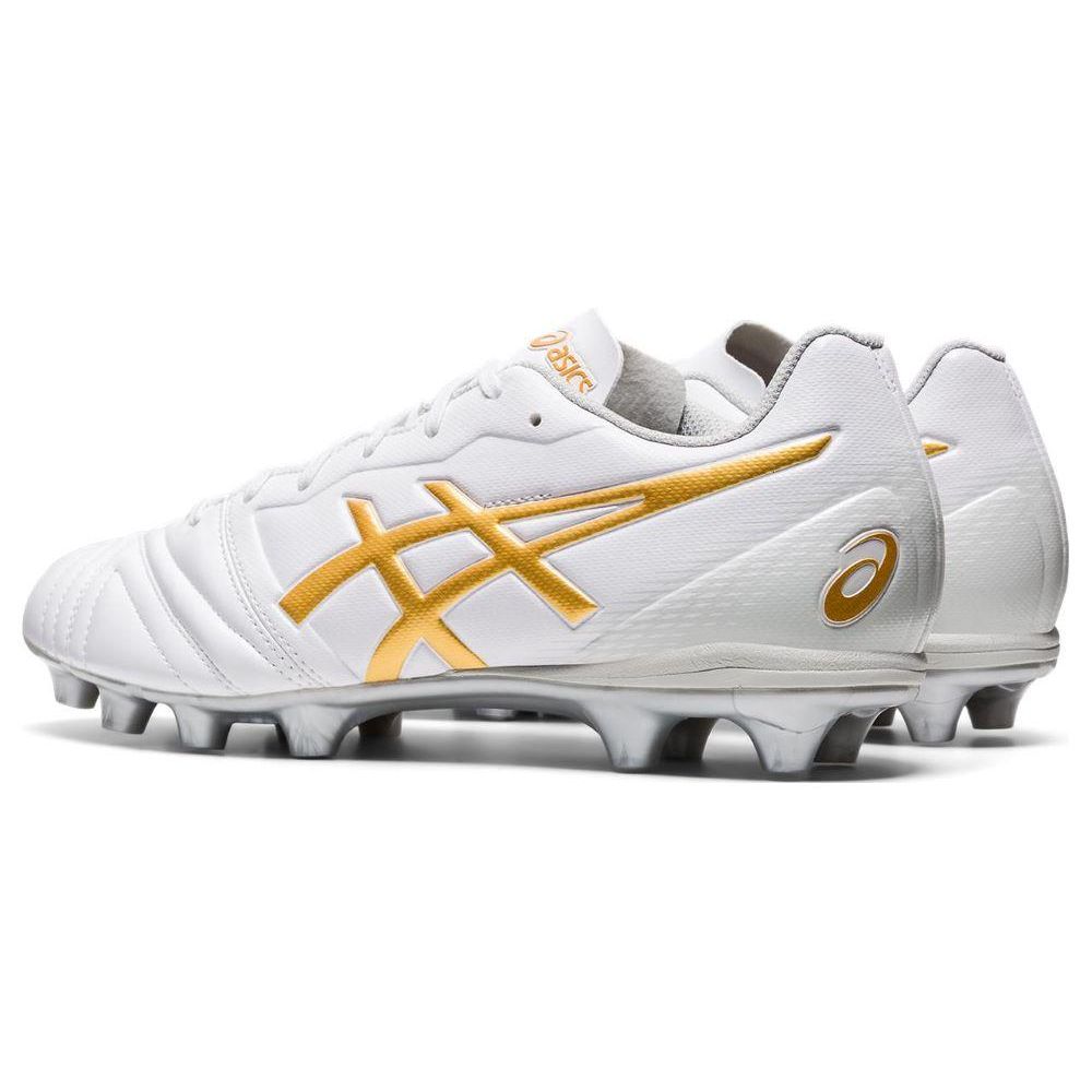 Asics Ultrezza Club Artificial Turf Durable Breathable Soccer Shoes Men sneaker White Platinum 1103A021-101