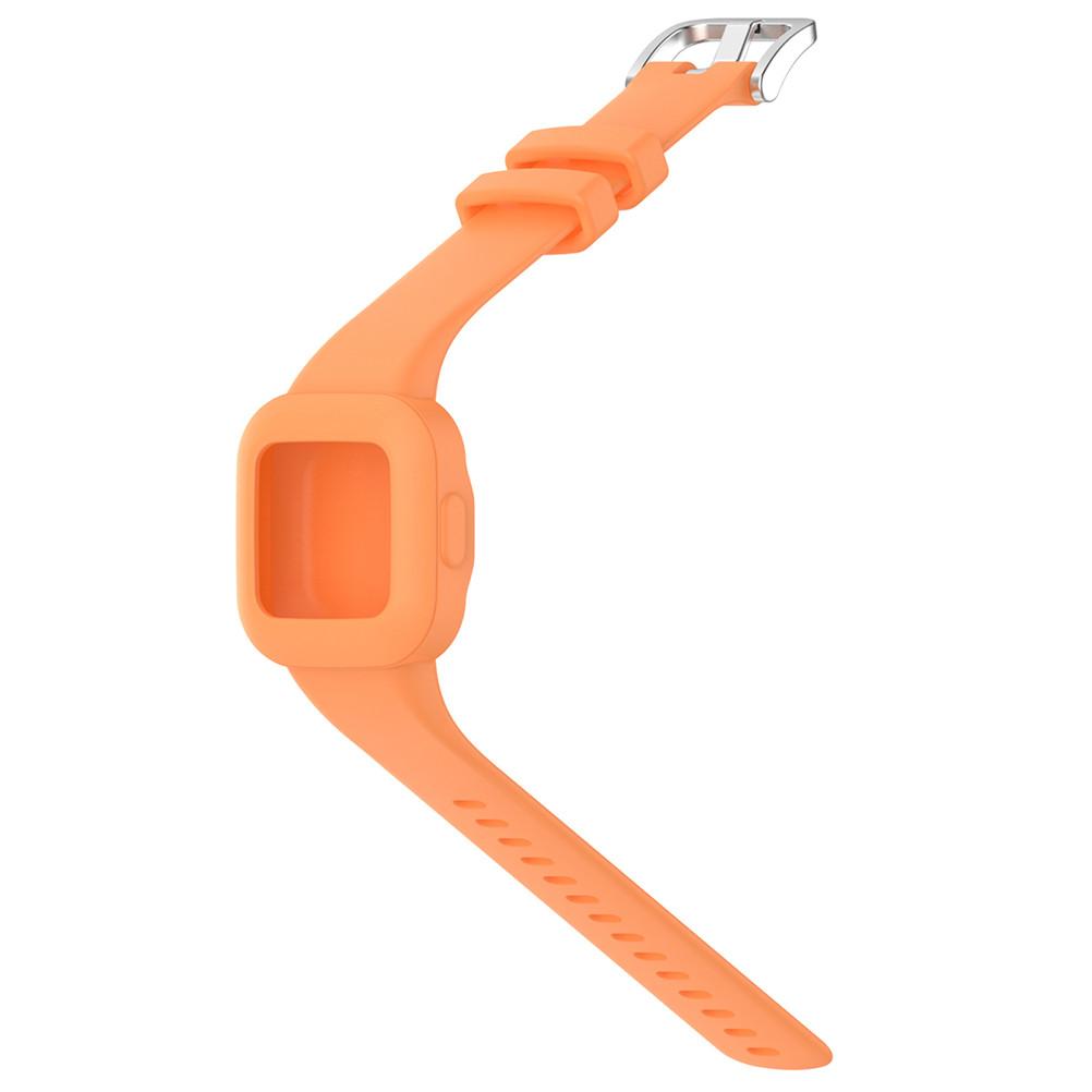 Ремешок для часов, совместимый с Garmin Fit JR3, мягкий силиконовый спортивный ремешок, сменный браслет Vibrant Orange orange