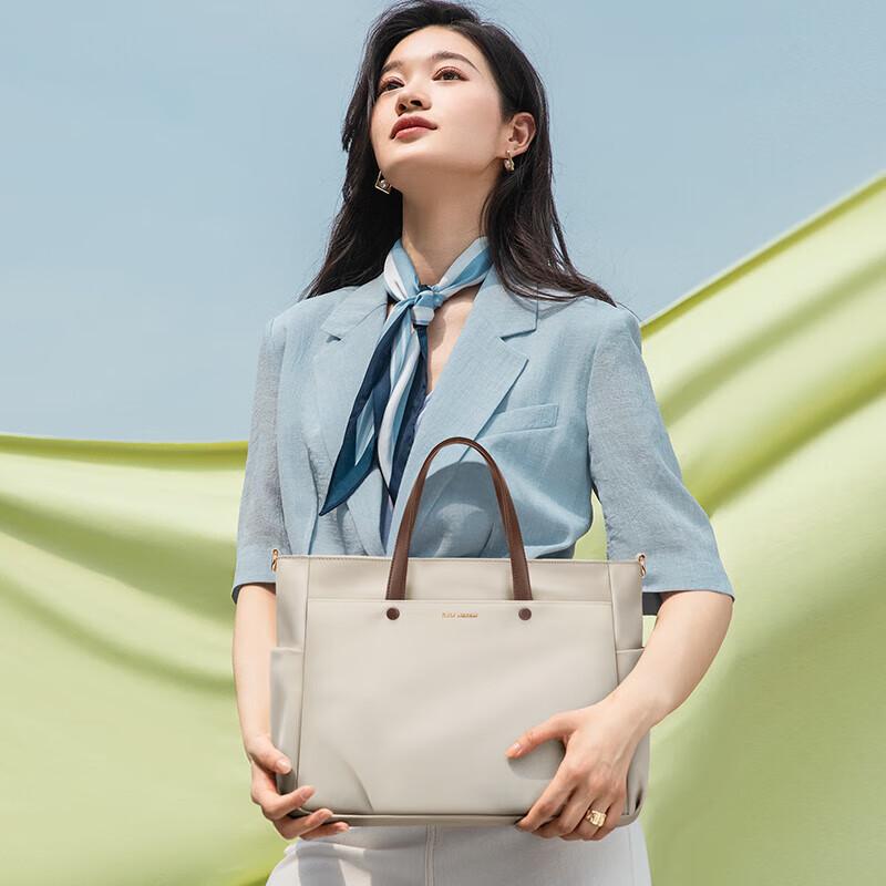 GOLF (GOLF) Laptop Bag for Women, 14-Inch Handheld Notebook, Apple Huawei Shoulder Crossbody Bag, Business Briefcase for Travel And Commuting