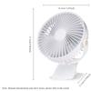 4000mAh Camping Fan Rechargeable Desktop Portable Air Circulator Wireless Ceiling Electric Fan Clip-on Home Desktop Bedside Clip Wall Fan