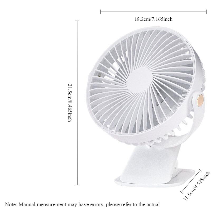 4000mAh Camping Fan Rechargeable Desktop Portable Air Circulator Wireless Ceiling Electric Fan Clip-on Home Desktop Bedside Clip Wall Fan