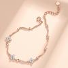 Silver Birthday For Women [YINCHIE] Women's Bracelet, Popular, Four-Leaf Clover, High-Quality Zirconia, Hypoallergenic, 925, Cute, Gift,