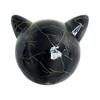Cat Head Figurine Black Cat Stone Hand-Carved Healing Stone Resin