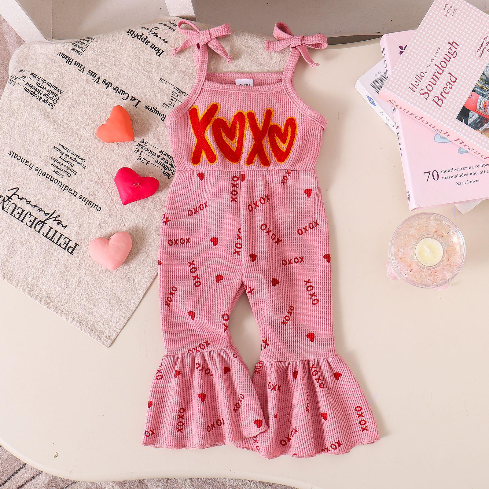 

Европейский и американский комбинезон на бретельках для девочек, набор для малыша 3-4 Years персиковый