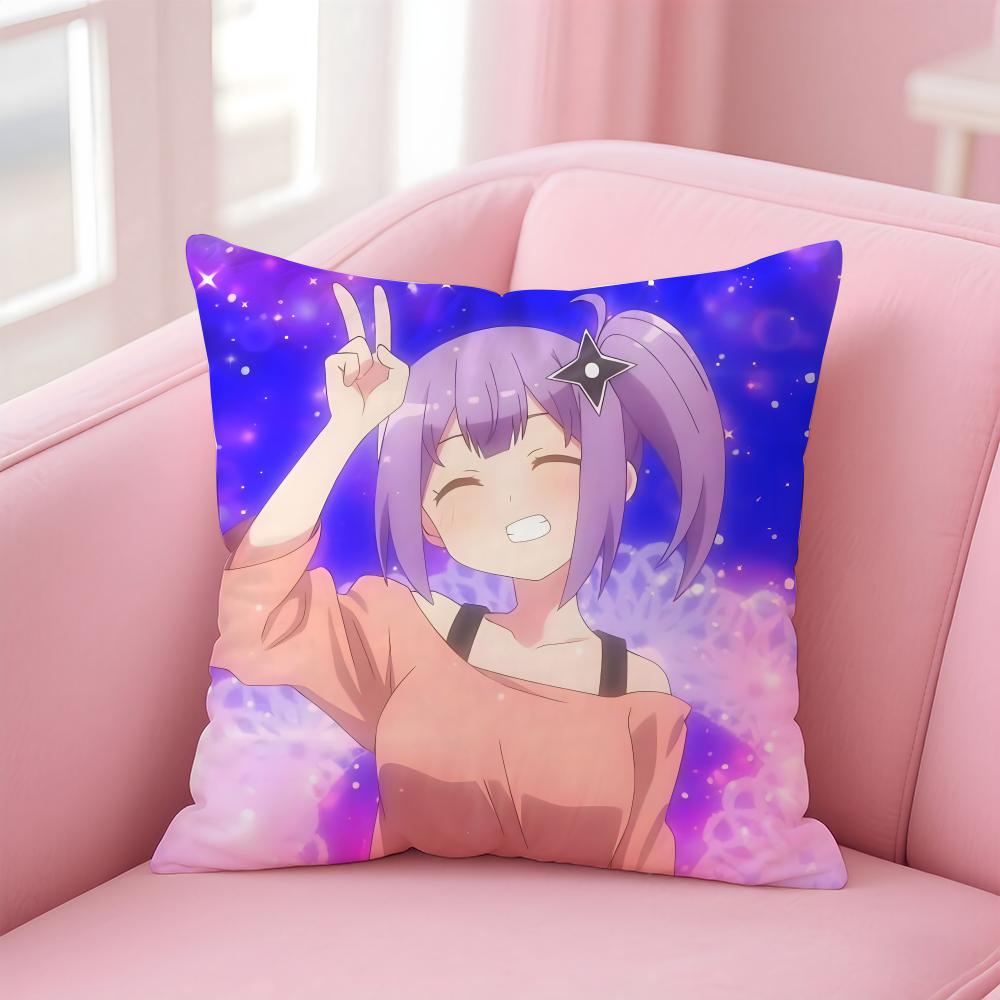Ninja To Koroshiya No FutariGurashi Cushion Cover Comfortable Reversible Pillow Cover Ideal For Car Sofa Bedroom & Beyond