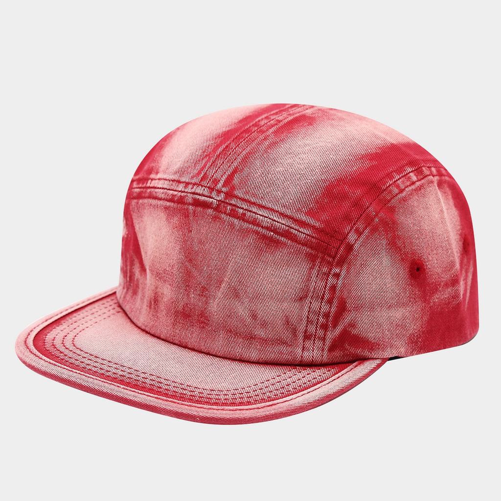 Retro tie-dye old washed flat-brimmed baseball cap men's and women's fashion versatile street trend sunshade cap