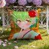 M-Mikadono Sanshimai wa Angai, Choroi Cushion Cover Home & Car Dual-Scene Pillow Cover: Reversible for Premium Comfort