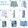 SandProof Beach Blanket  Outdoor Picnic Mat with Striped Design, Machine Washable, Ideal for Camping, Hiking & Festivals, Picnic Blanket
