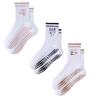 New Cotton Pilates Socks Harajuku Street Sweat-absorbent Cherry Embroidery Socks Casual Non-Slip Grip Mid Tube Socks