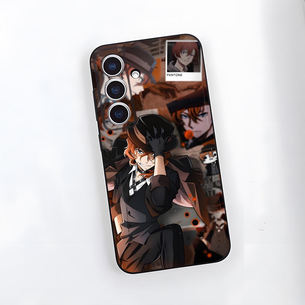 

B-Bungo Stray Dogs Phone Case For Samsung A25 A13 A33 5G A54 A36 A35 A56 A52 A14 Shockproof Soft Cover Samsung A34