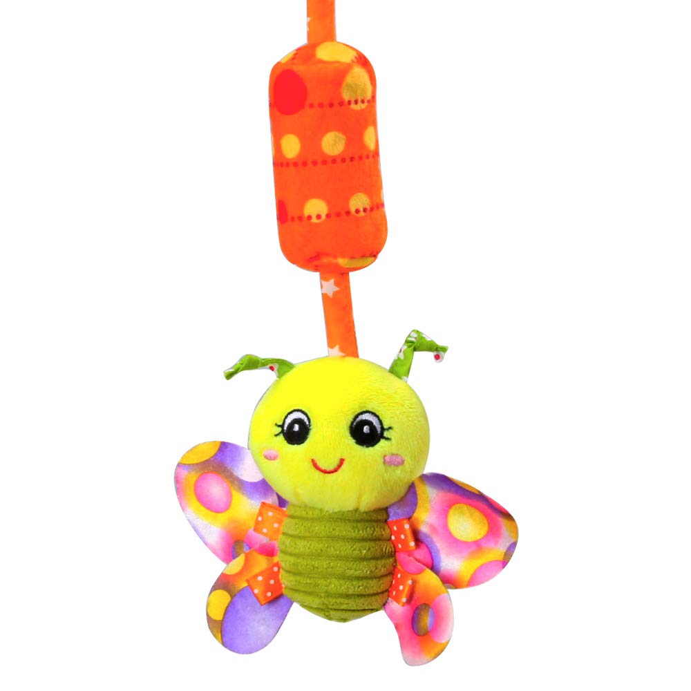 Hanging Toy for Bouncer Perfect as an Crib Toy to Develop Sensory and Motor Skills (Butterfly) - Indoor/Outdoor Baby's