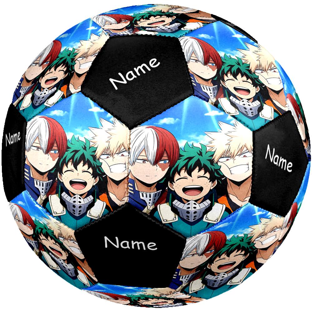 Custom Name My Hero Academia Theme Size 5 Soccer Ball, Suitable for Both Indoor and Outdoor Matches, a Gift Suitable for Everyone.