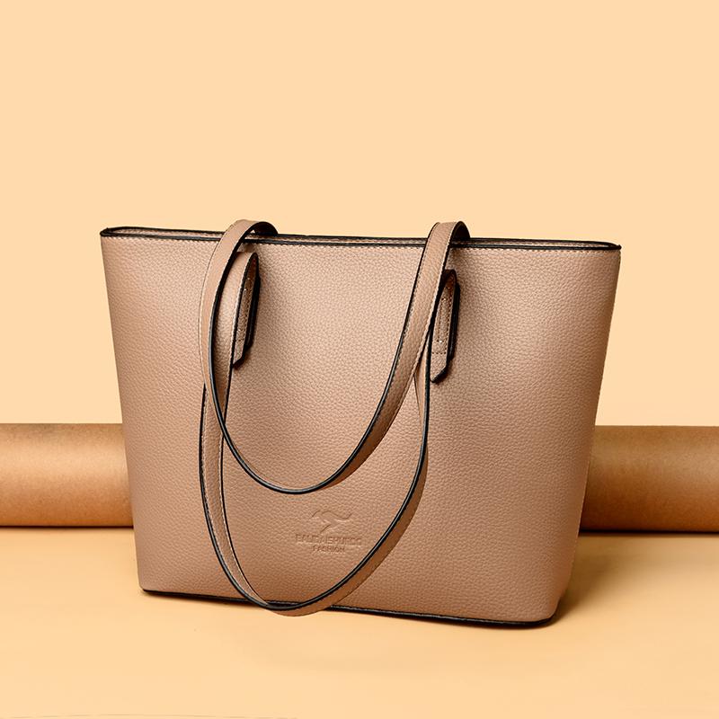 Geantă Tote la Modă și Minimalistă, Geantă de Umăr de Mare Capacitate, Geantă Tote Retro, Geantă de Mână pentru Femei, Geantă de Umăr Casual pentru Cumpărături