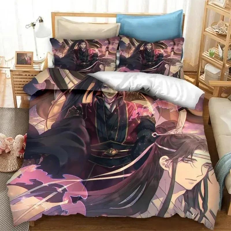 Grandmaster of Demonic Cultivation Mo Dao Zu Shi Bedding Set Bedroom Soft Modern Bedspreads Comefortable Duvet Cover Pillowcase