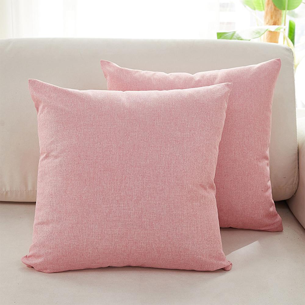Cushion Cover Pillow Cover Linen Pillowcase for Sofa Living Room Outdoor 45*45cm Home Decor