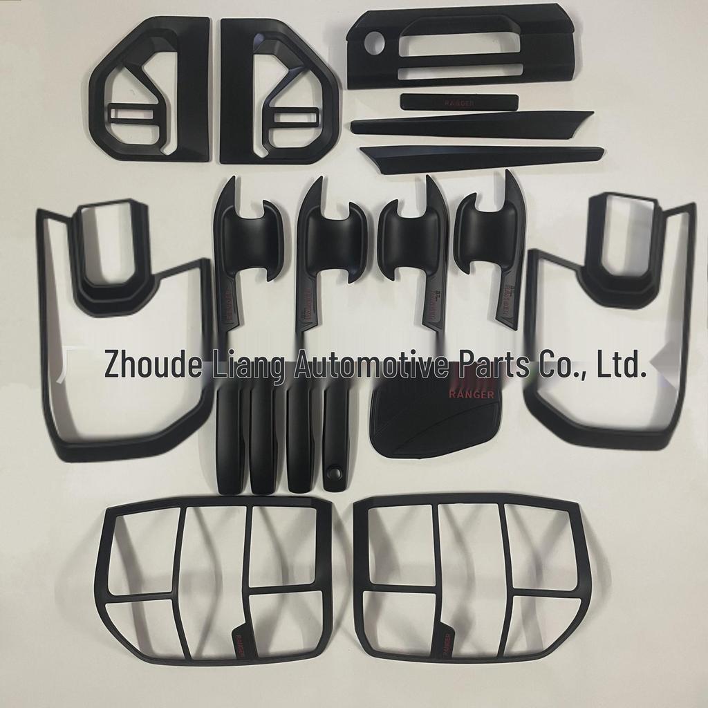 Ford Ranger T9 Body Trim: Headlight Frame, Door Handle, Fuel Tank Cap - Easy Install.