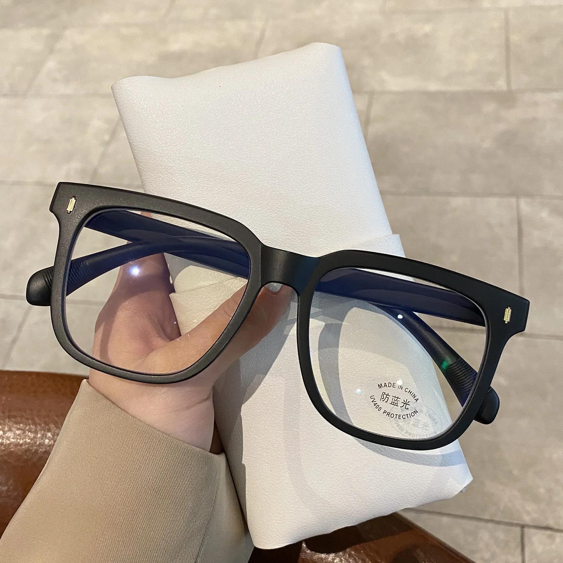 

Женские оптические очки, блокирующие синий свет, очки для близорукости, ретро-очки большого размера для близорукости, диоптрии от 0 до -4,0