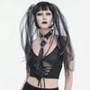 Metal Rivet Gothic Vintage Punk Neck Tie Women Techwear Style Leather Hip Hop Rock Y2K Collar Tie