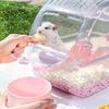 Small Animal Hamster Guinea Pigs Carriers with Water Dispenser for Travel