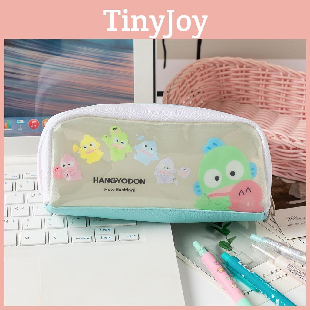 Hangyodon Pen Cartoon Bag With Dual Layers And Spacious Storage For Students