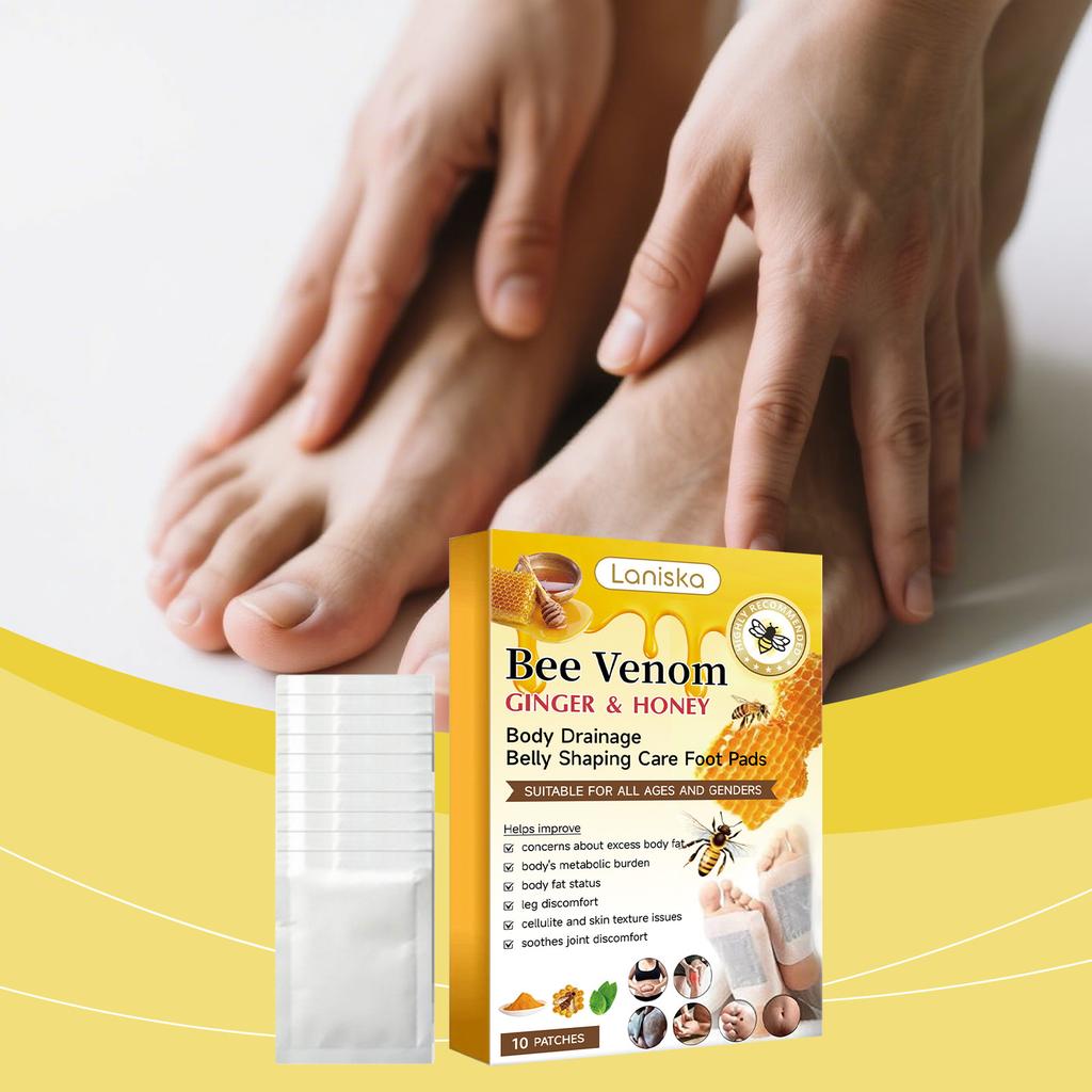 LANISKA Foot Patch – Bee Venom & Ginger Moisturizing Care for Feet
