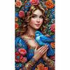 Dreamy Woman Beauty and Animals Flower 5D DIY Large Diamond Painting New 2025 Cross Embroidery Mosaic Diamond Embroidery Sales