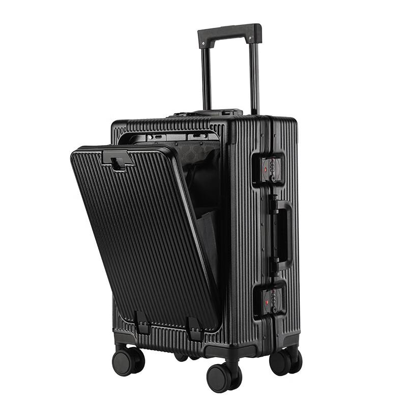 XiaoYan Front-Opening Aluminum Frame Suitcase 28 inch