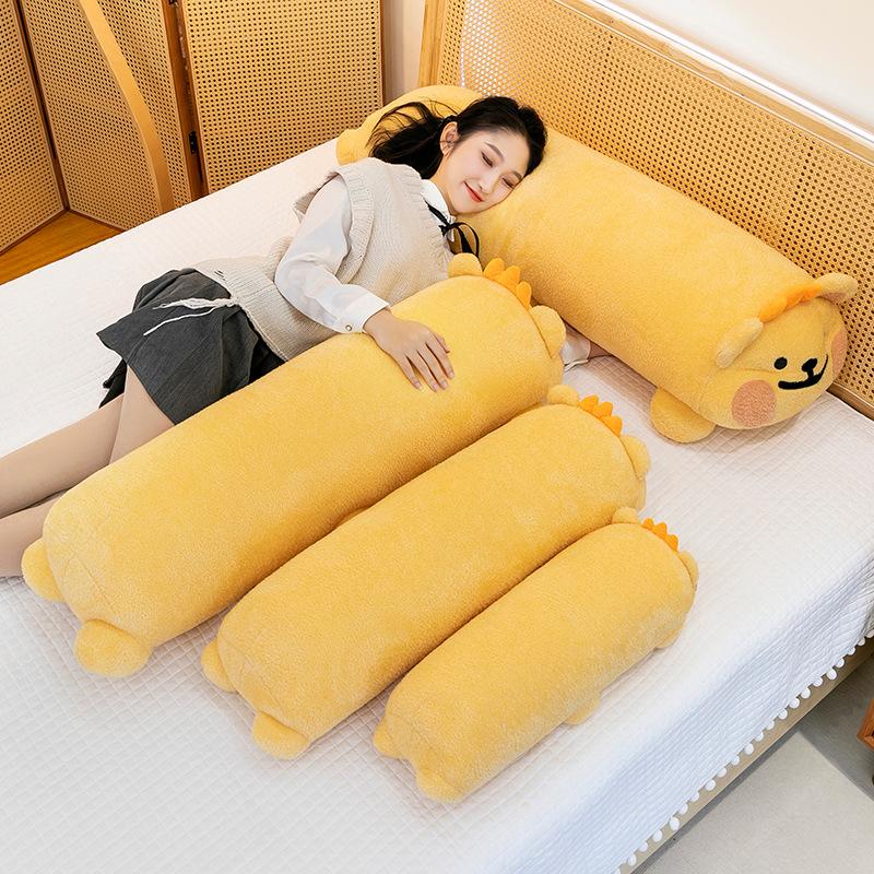 Bear Bug Plush Toy Long Throw Pillow Sleeping Soothing Doll Ragdoll Bedside Pillow Girls Gift