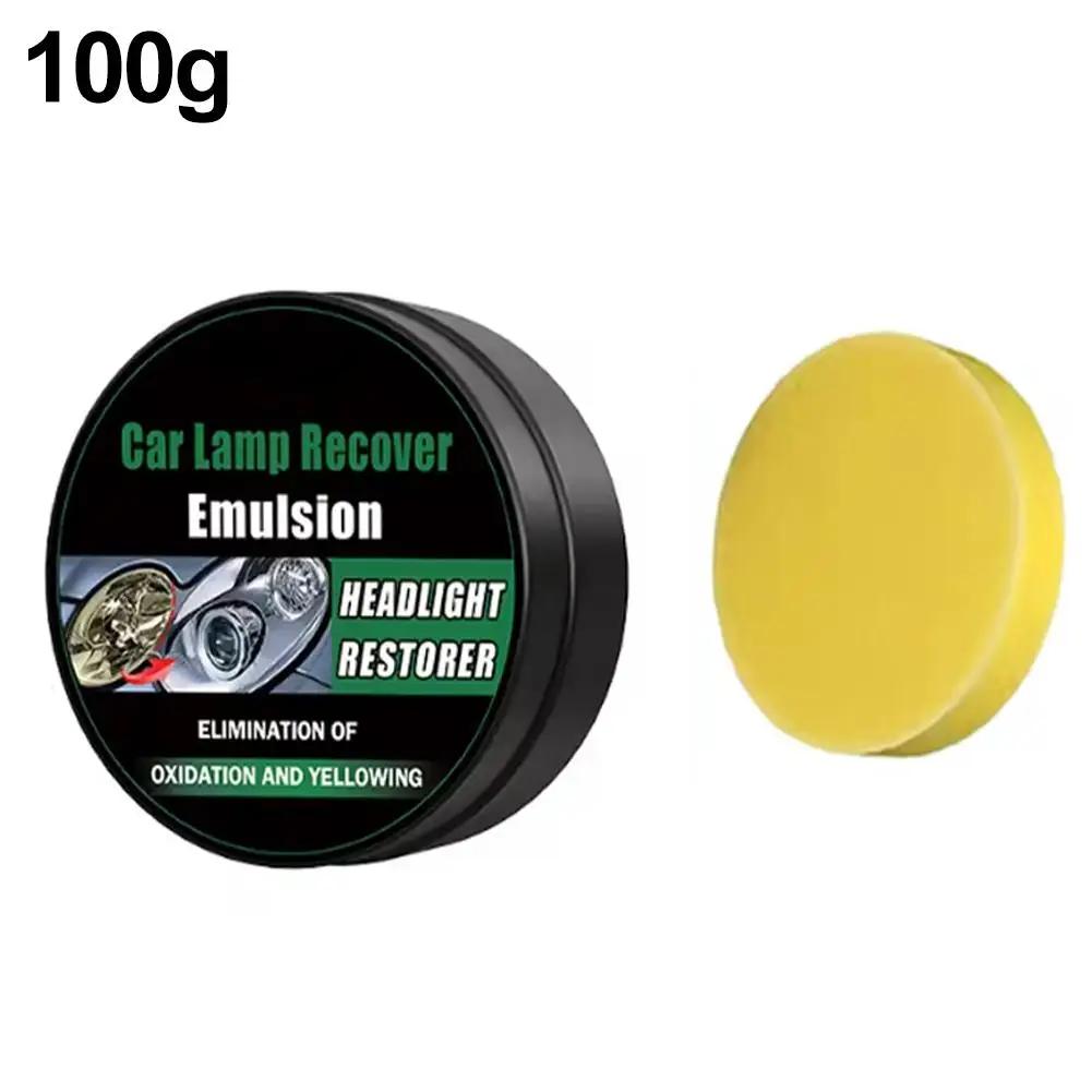 Car Headlight Restoration Polishing Kits Headlamp Scratch Repair Remover Oxidation Headlight Liquid Cleaning Polish Remove P2J5