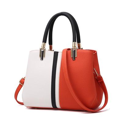 Nova Bolsa Feminina de Couro Colorida Bolsa Tote Avançada Bolsa de Ombro Fashion Clássica Retrô Grande Capacidade Bolsa Transversal Diagonal