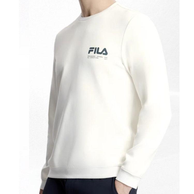New FILA Sweatshirt Men's Standard White A11M337205F-WT