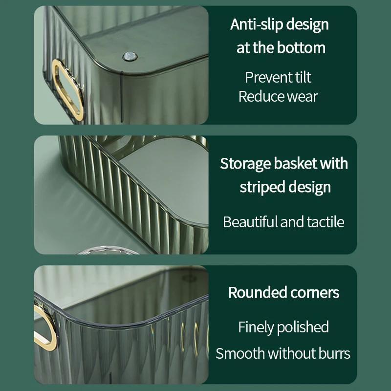 Akrylové organizéry Svačiny Koupelnový organizér Obdélníkový úložný prostor Make-up nepořádek Ložnice Kosmetika Obývací pokoj Organizér na make-up