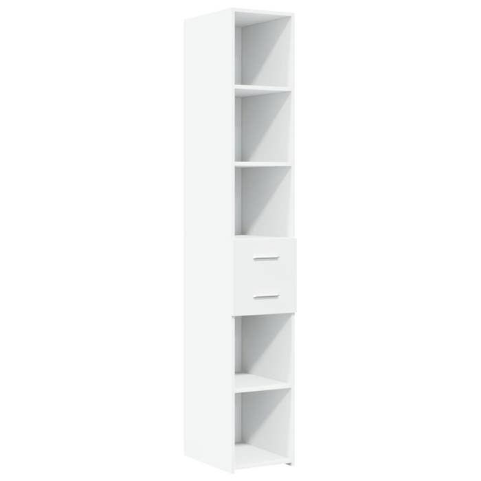 VidaXL Highboard White 30x42.5x185 Cm Engineered Wood 846236